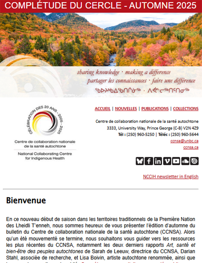 COMPLÉTUDE DU CERCLE - AUTOMNE 2025