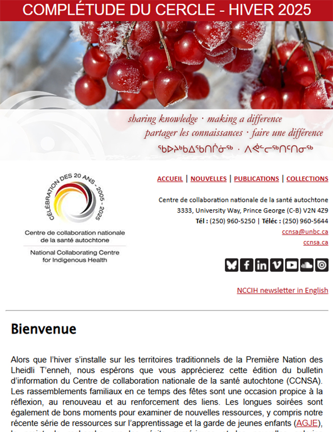 COMPLÉTUDE DU CERCLE - HIVER 2025