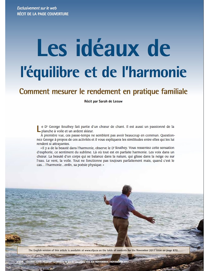 Les idéaux de l’équilibre et de l’harmonie : Comment mesurer le rendement en pratique familiale